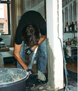 Pouring and finishing the surface